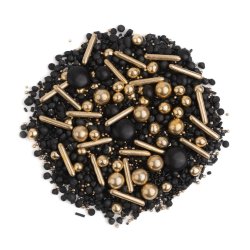 Posypka cukrowa- BLACK AND GOLD- SŁODKI BUFET PC115
