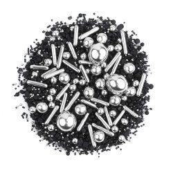 Posypka cukrowa- SPARKLING BLACK- SŁODKI BUFET PC117
