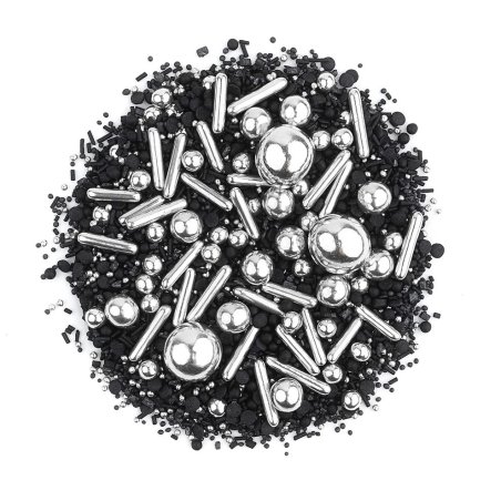 Posypka cukrowa- SPARKLING BLACK- SŁODKI BUFET PC117