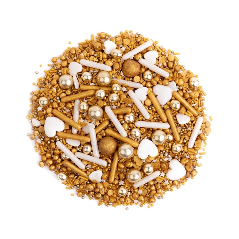 Posypka cukrowa  GLIMMER GOLD SŁODKI BUFET PC106