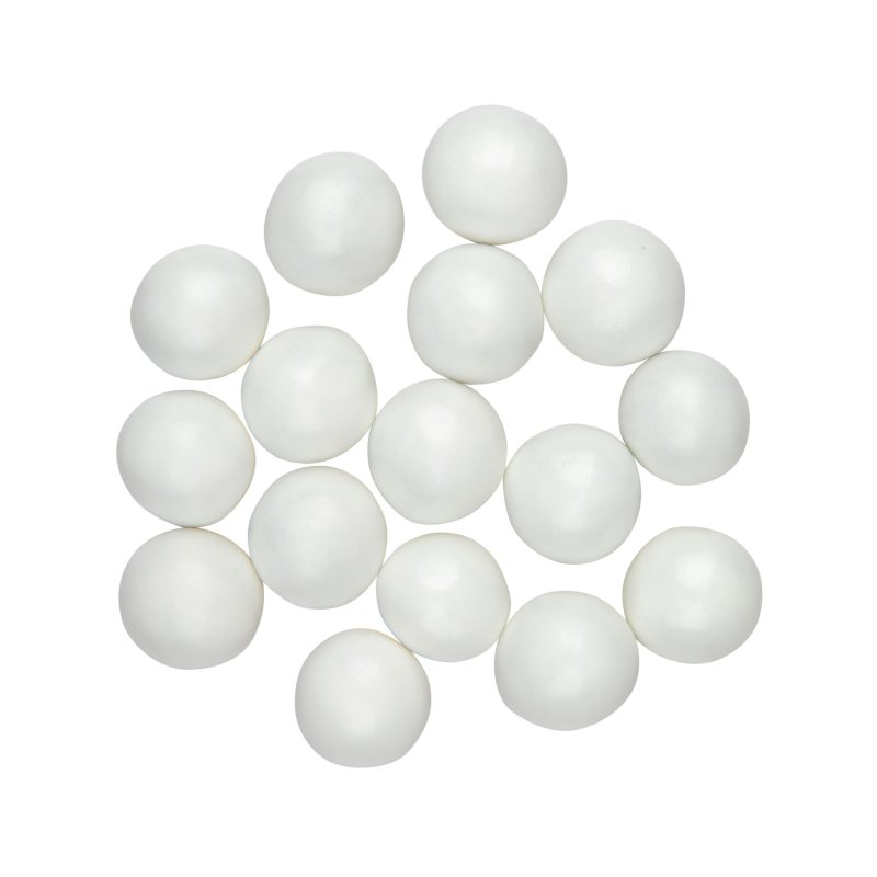 Dekoracje cukiernicze - kulki czekoladowe białe 200 g-PC60